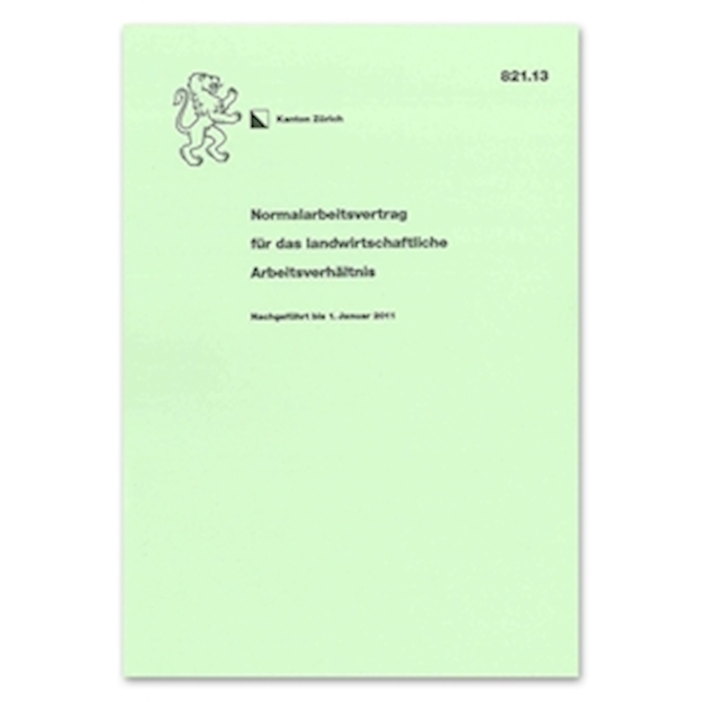 Normalarbeitsvertrag für land