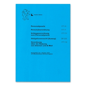 Personalgesetz + VO + VVO,